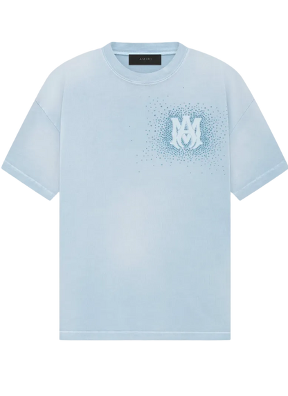 Amiri Crystal Brust Tee Ashley 'Blue'