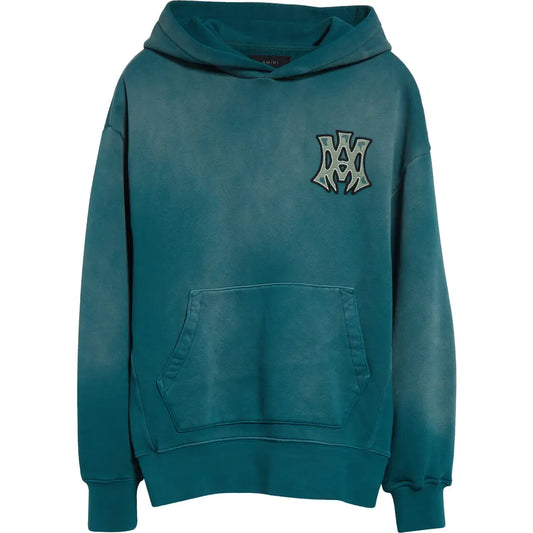 Amiri Hollywood Logo Appliquéd Hoodie 'Green'