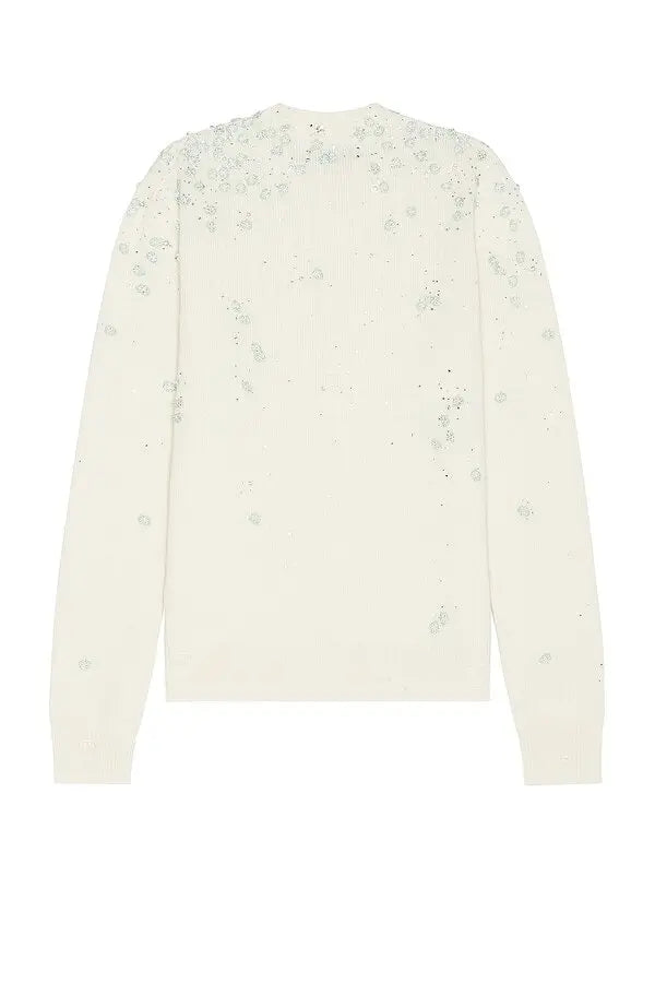 Amiri Floral Crewneck In 'White'