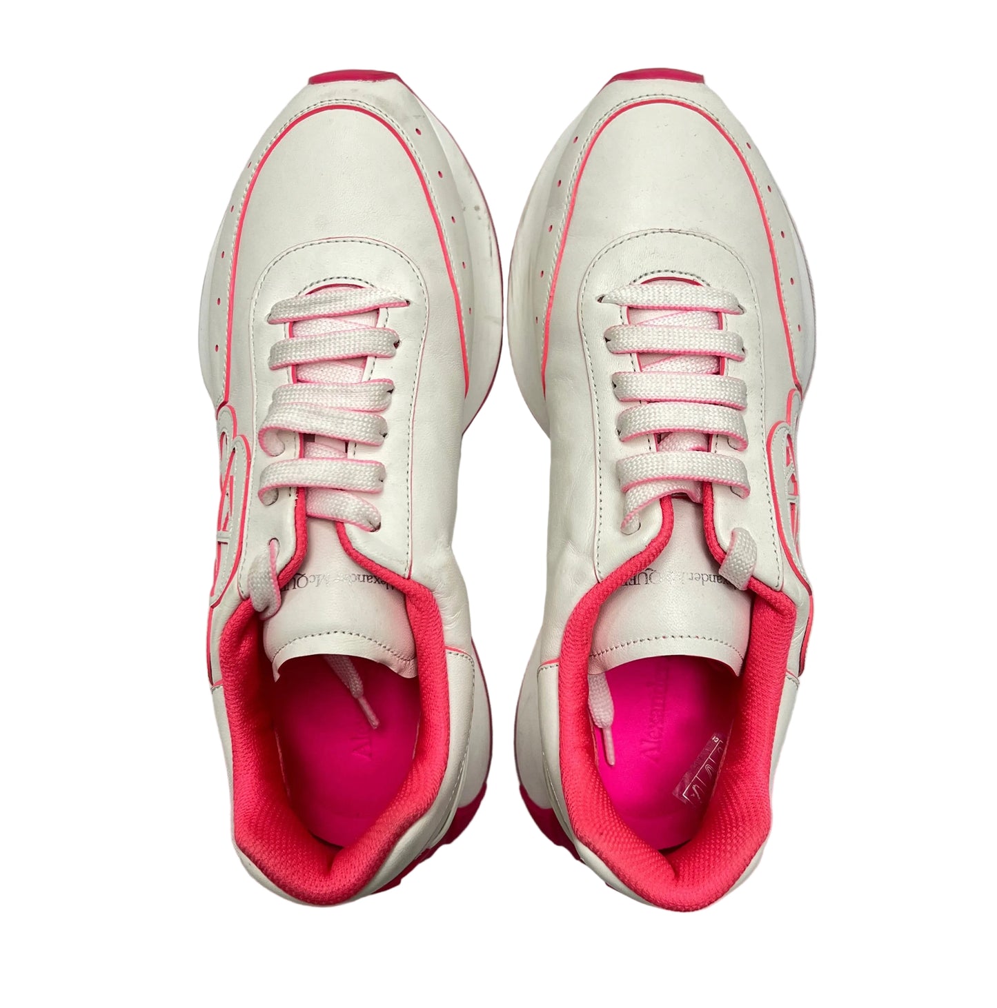 Alexander McQueen Sprint Runner
White Fuchsia Pink (Women's) (Pre-owned)