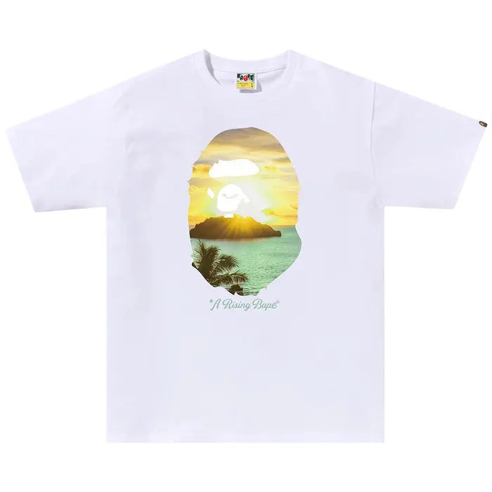 Bape A Rising Bape Photo Tee 'White'