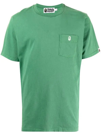 Bape plain pocket t-shirt 'Green'
