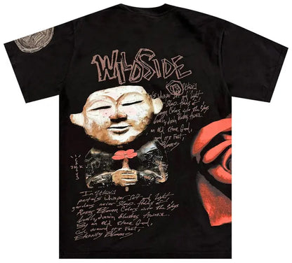Cactus Jack by Travis Scott x Yohji Yamamoto Wildside Tee 'Black'