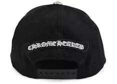 Chrome Hearts Dagger Denim Baseball Hat Black/White