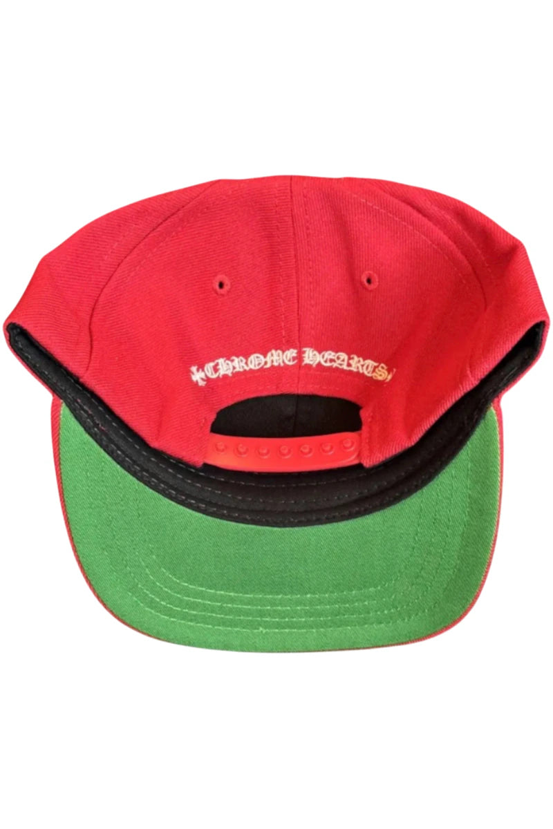Chrome Hearts Essentials LA Exclusive Baseball Wool Cap Red