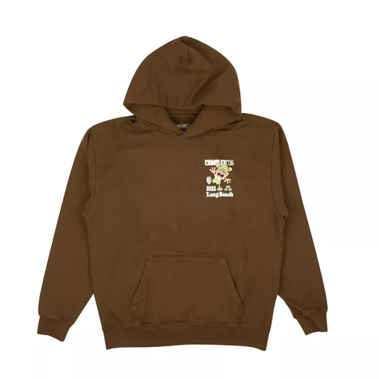 ComplexCon x Verdy Chest Logo Graphic Hoodie "Brown"