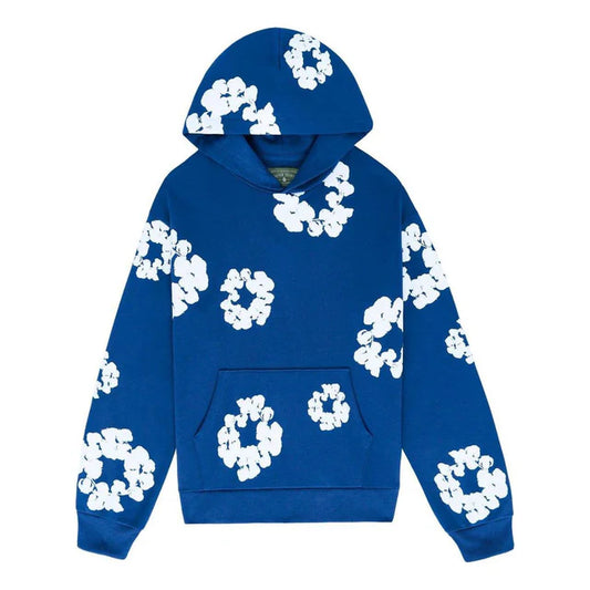 Denim Tears Cotton Wreath Zip Hoodie 'Blue'