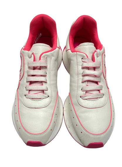 Alexander McQueen Sprint Runner
White Fuchsia Pink (Women's) (Pre-owned)
