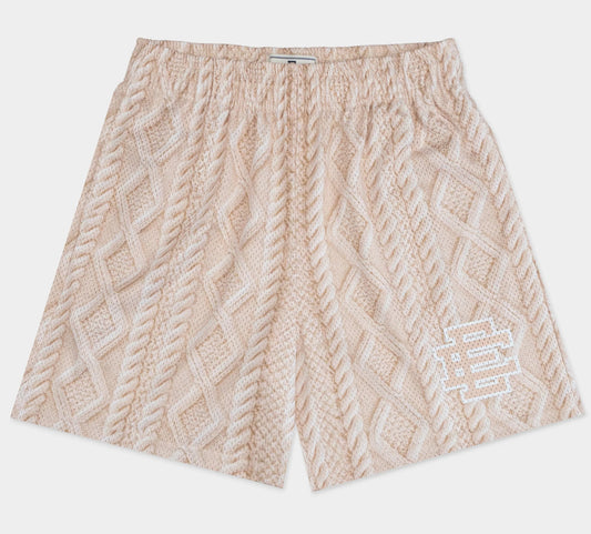Eric Emanuel Basic Shorts 'Ivory Cable'