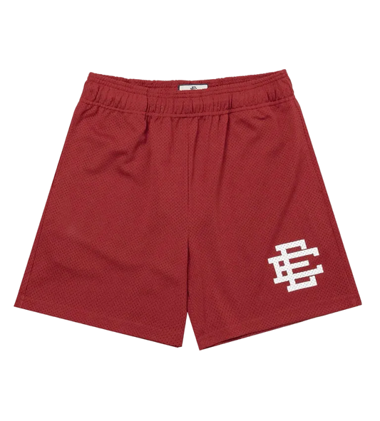 Eric Emanuel Basic Shorts Dark 'Red/White'