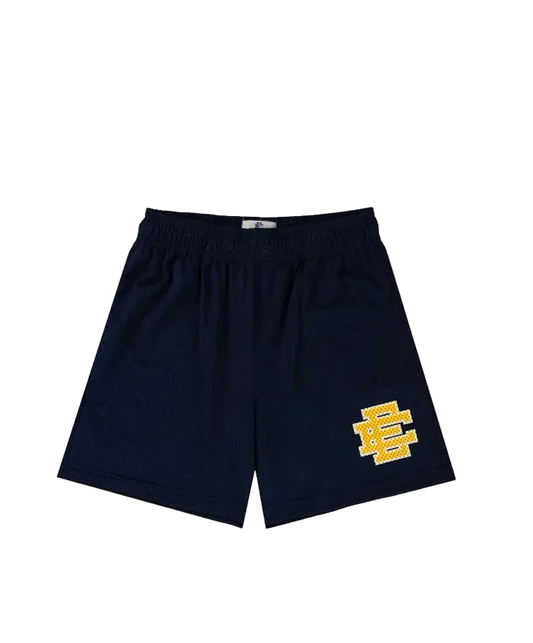 Eric Emanuel Shorts 'Navy/Yellow'