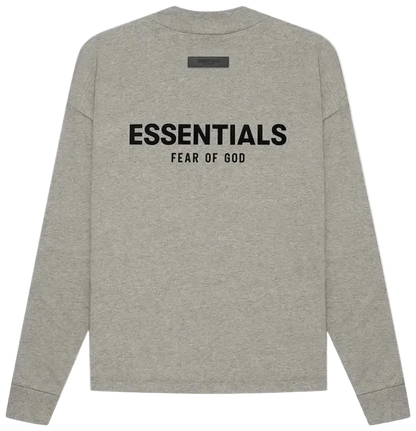 Fear of God Essentials Long-Sleeve Tee 'Dark Oatmeal'