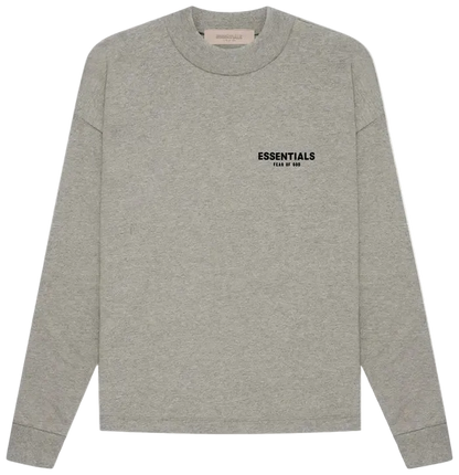 Fear of God Essentials Long-Sleeve Tee 'Dark Oatmeal'