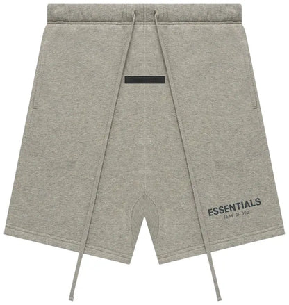 Fear of God Essentials Summer Core Sweat Short 'Dark Heather Oatmeal'