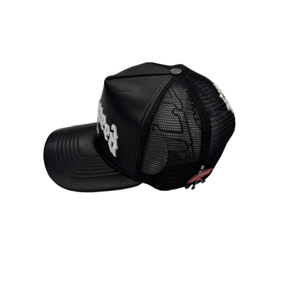 Godspeed GS Forever Premium Leather Trucker Hat Black (Pre-Owned)