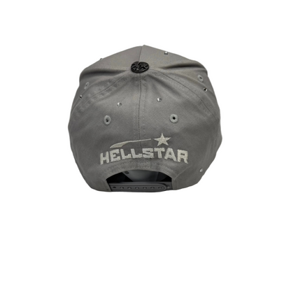 Hellstar OG Logo Rhinestone Cap Grey (Pre-Owned)