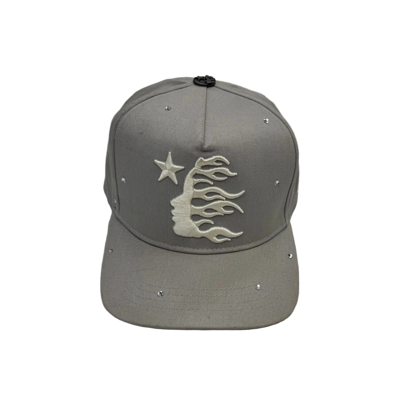 Hellstar OG Logo Rhinestone Cap Grey (Pre-Owned)