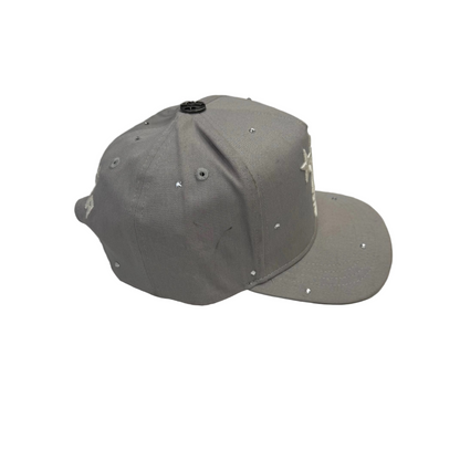 Hellstar OG Logo Rhinestone Cap Grey (Pre-Owned)