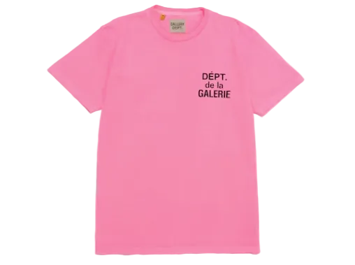Gallery Dept. French T-shirt 'Flo Pink'