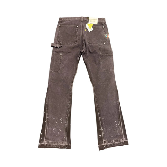 Gallery Dept. 'Carpenter Paint Splatter' Brown Jeans