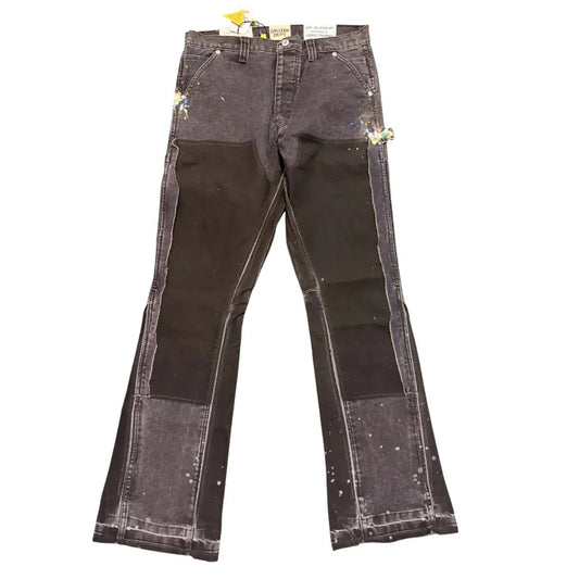 Gallery Dept. 'Carpenter Paint Splatter' Brown Jeans