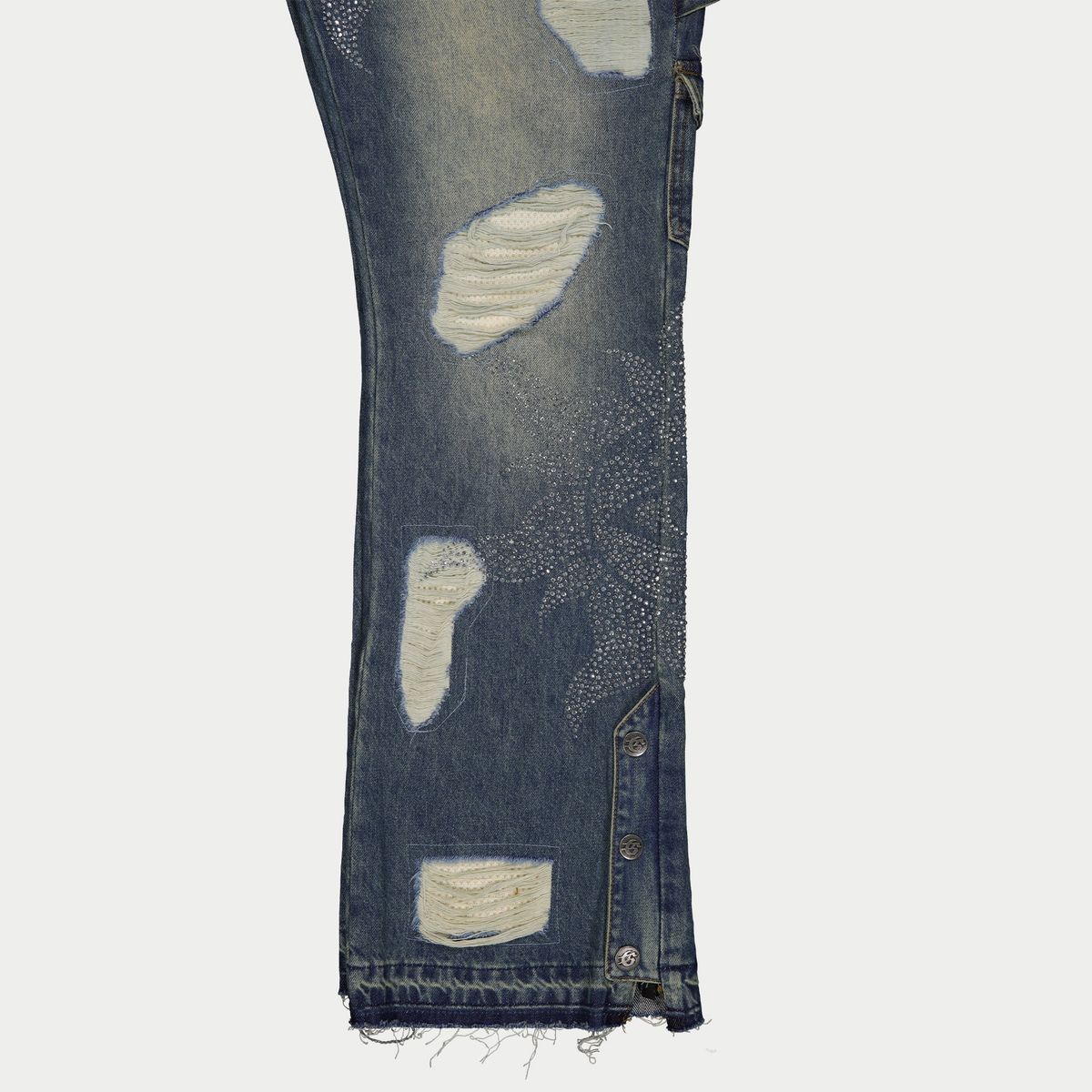 Godspeed Crystal Vizion Denim Jeans (Blue)