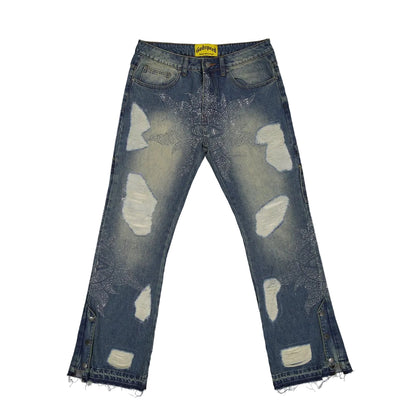 Godspeed Crystal Vizion Denim Jeans (Blue)