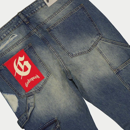 Godspeed Crystal Vizion Denim Jeans (Blue)
