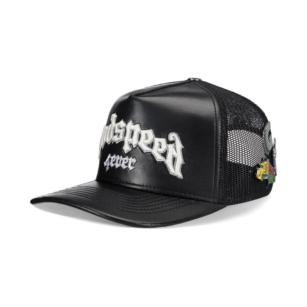 Godspeed Forever Premium Leather Trucker Hat Black | Drip Supply NY