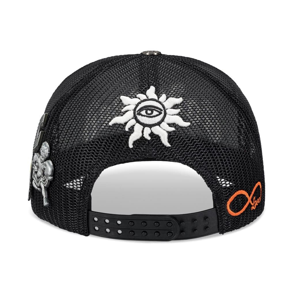Godspeed Forever Premium Leather Trucker Hat Black | Drip Supply NY