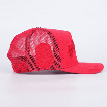 Godspeed Forever Trucker Hat VVS (Red) - back view