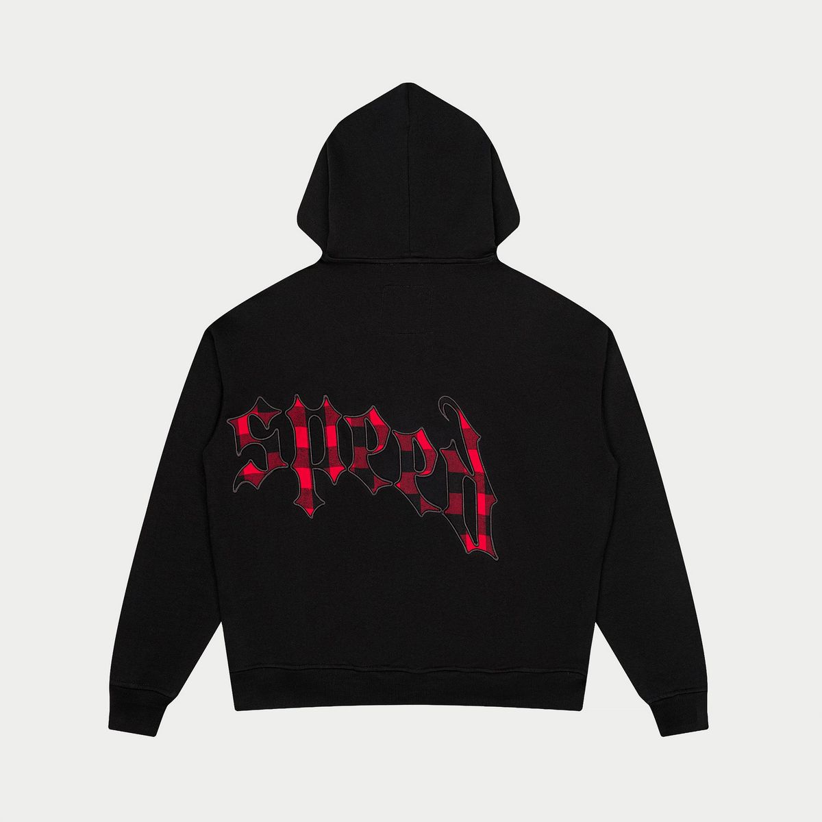 Godspeed OG Logo Sweatsuit (Black Red Plaid) 