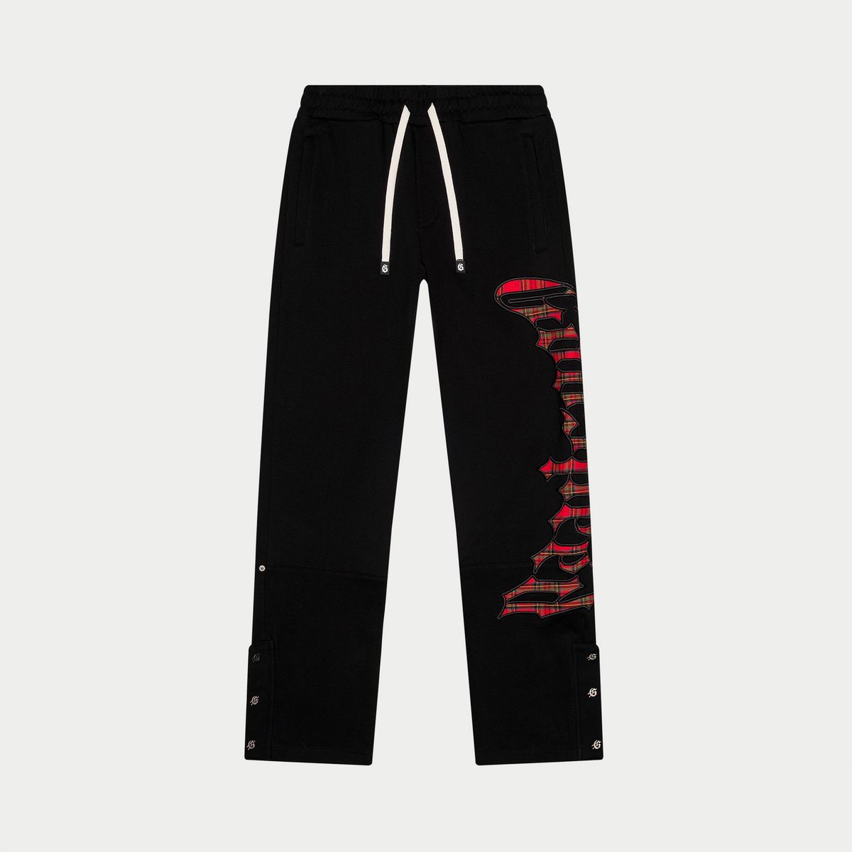 Godspeed OG Logo Sweatsuit (Black Red Plaid) 