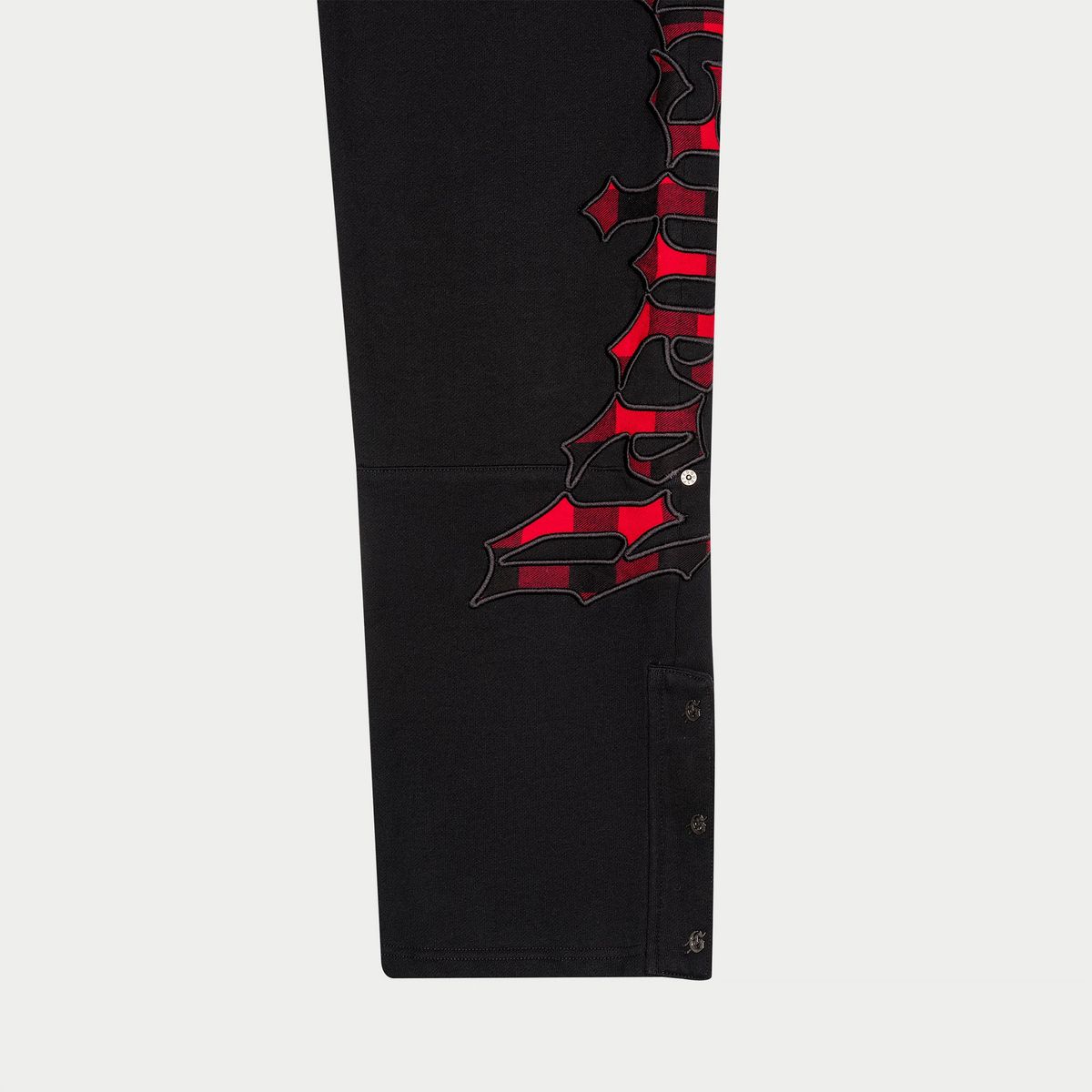 Godspeed OG Logo Sweatsuit (Black Red Plaid) 