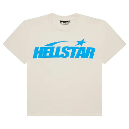Hellstar Classic T-Shirt (Regular Print) 'White/Blue'