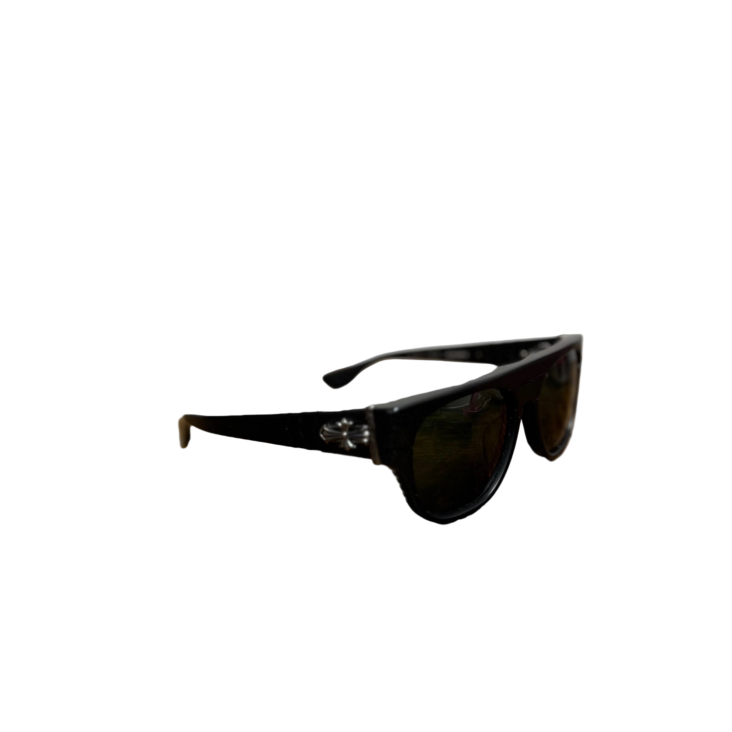 Jacktastic chrome heart sunglasses Black