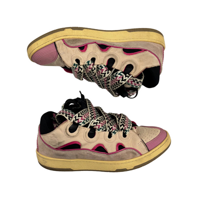 Lanvin Curb Sneakers 'Pink Black' (Pre-Owned)