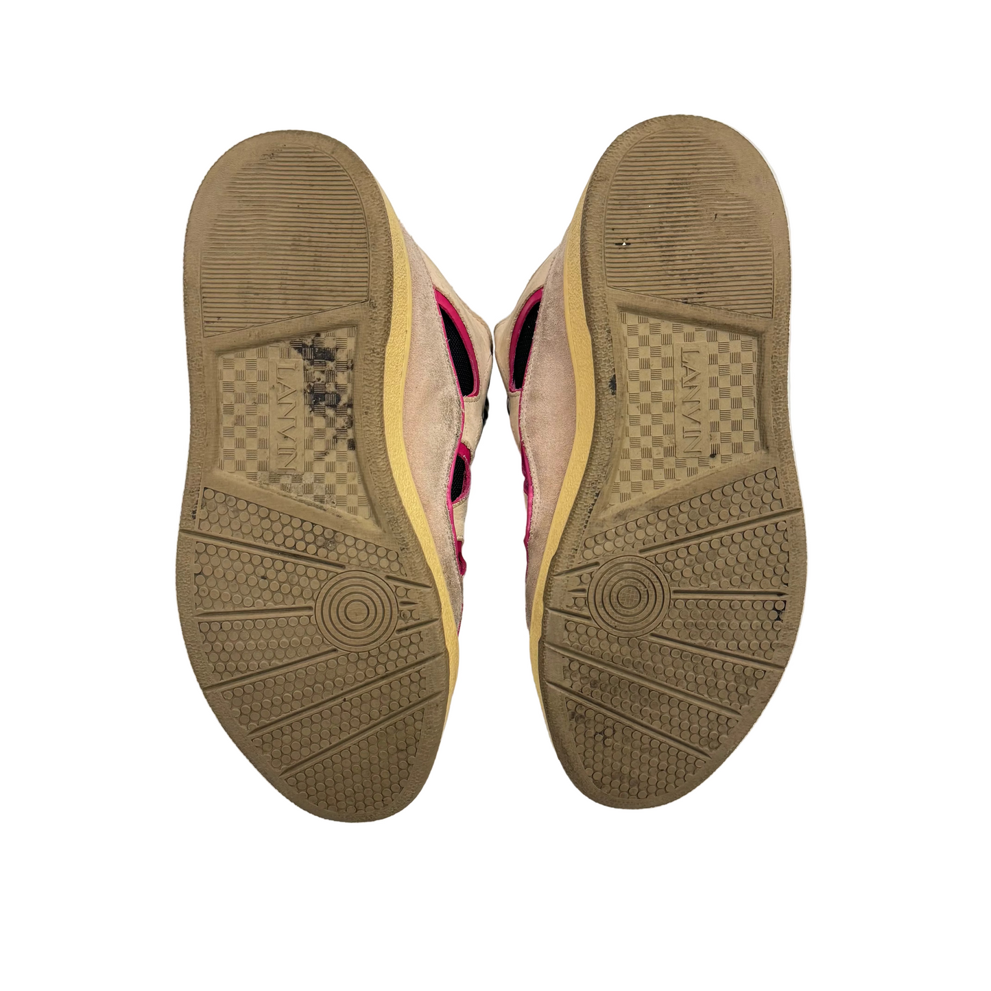 Lanvin Curb Sneakers 'Pink Black' (Pre-Owned)