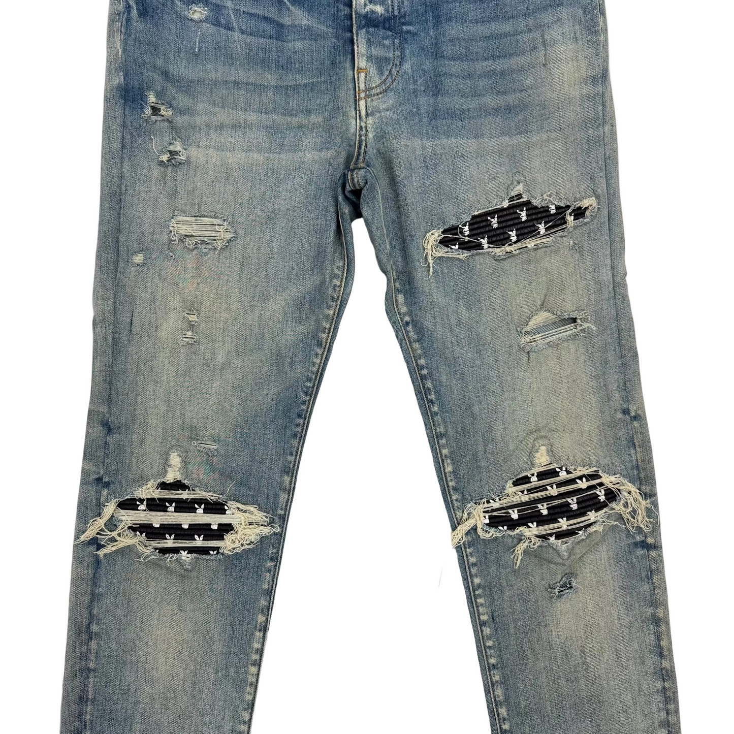 Amiri Blue MX1 Playboy Jeans (Pre-Owned)