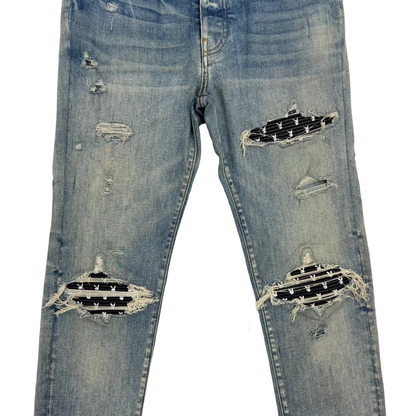 Amiri Blue MX1 Playboy Jeans (Pre-Owned)