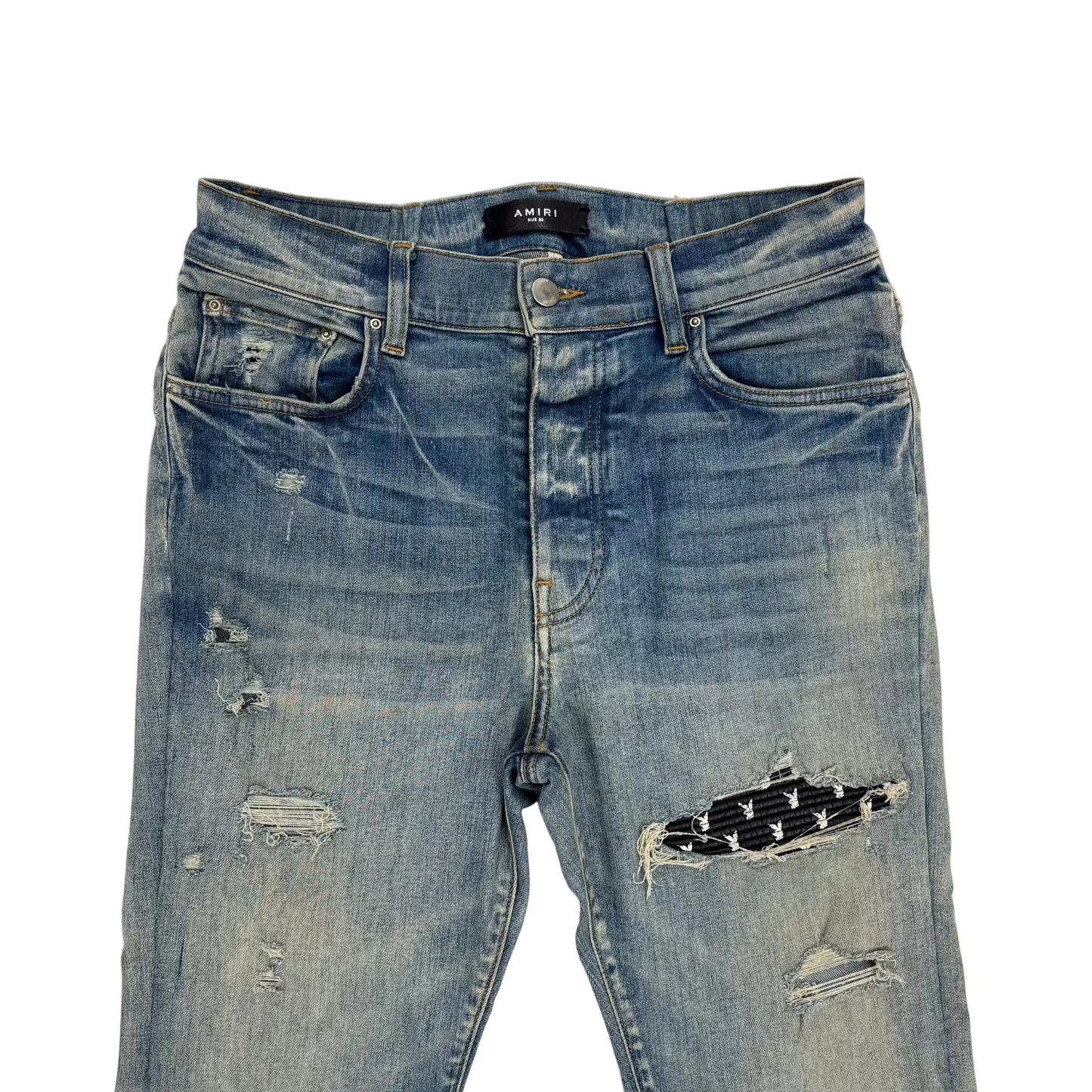 Amiri Blue MX1 Playboy Jeans (Pre-Owned)
