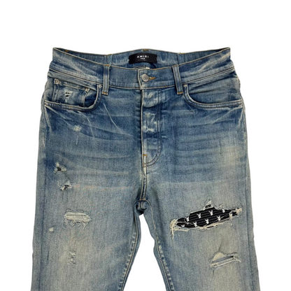 Amiri Blue MX1 Playboy Jeans (Pre-Owned)