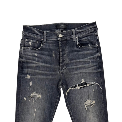 Amiri MX1 Leather Jean 'Grey' (Pre-Owned)