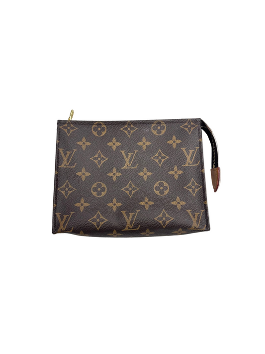 Louis Vuitton Toiletry Pouch 19 Monogram Brown (Pre-Owned)