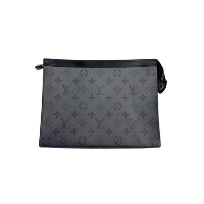 Louis Vuitton Pochette Voyage Monogram Eclipse MM Black/Grey (Pre-Owned)