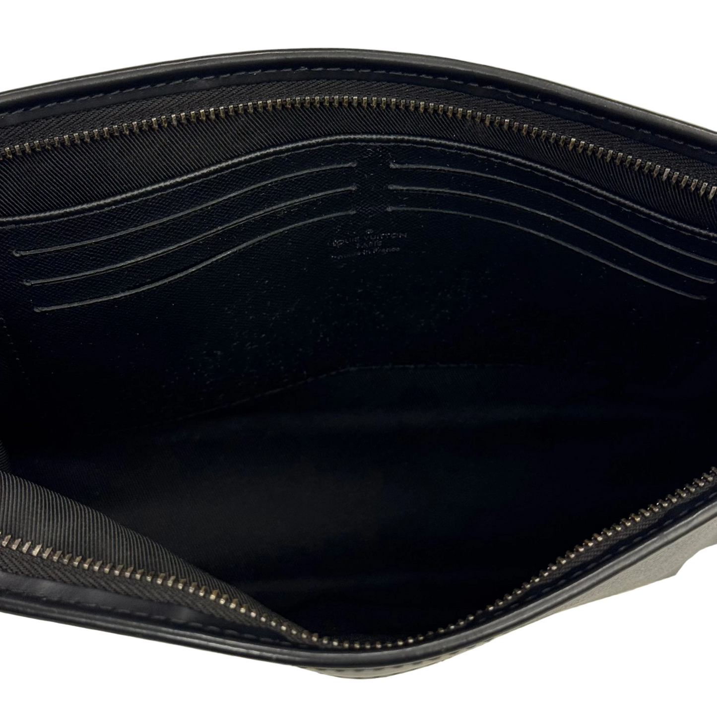 Louis Vuitton Pochette Voyage Monogram Eclipse MM Black/Grey (Pre-Owned)