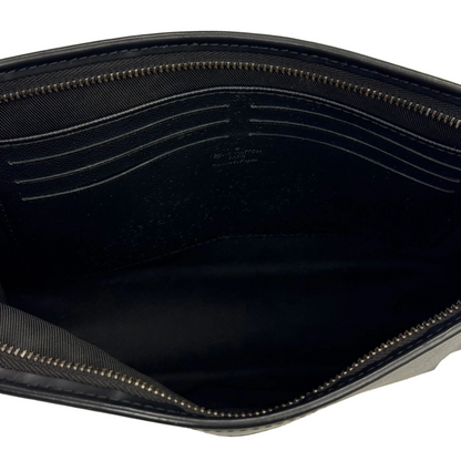 Louis Vuitton Pochette Voyage Monogram Eclipse MM Black/Grey (Pre-Owned)