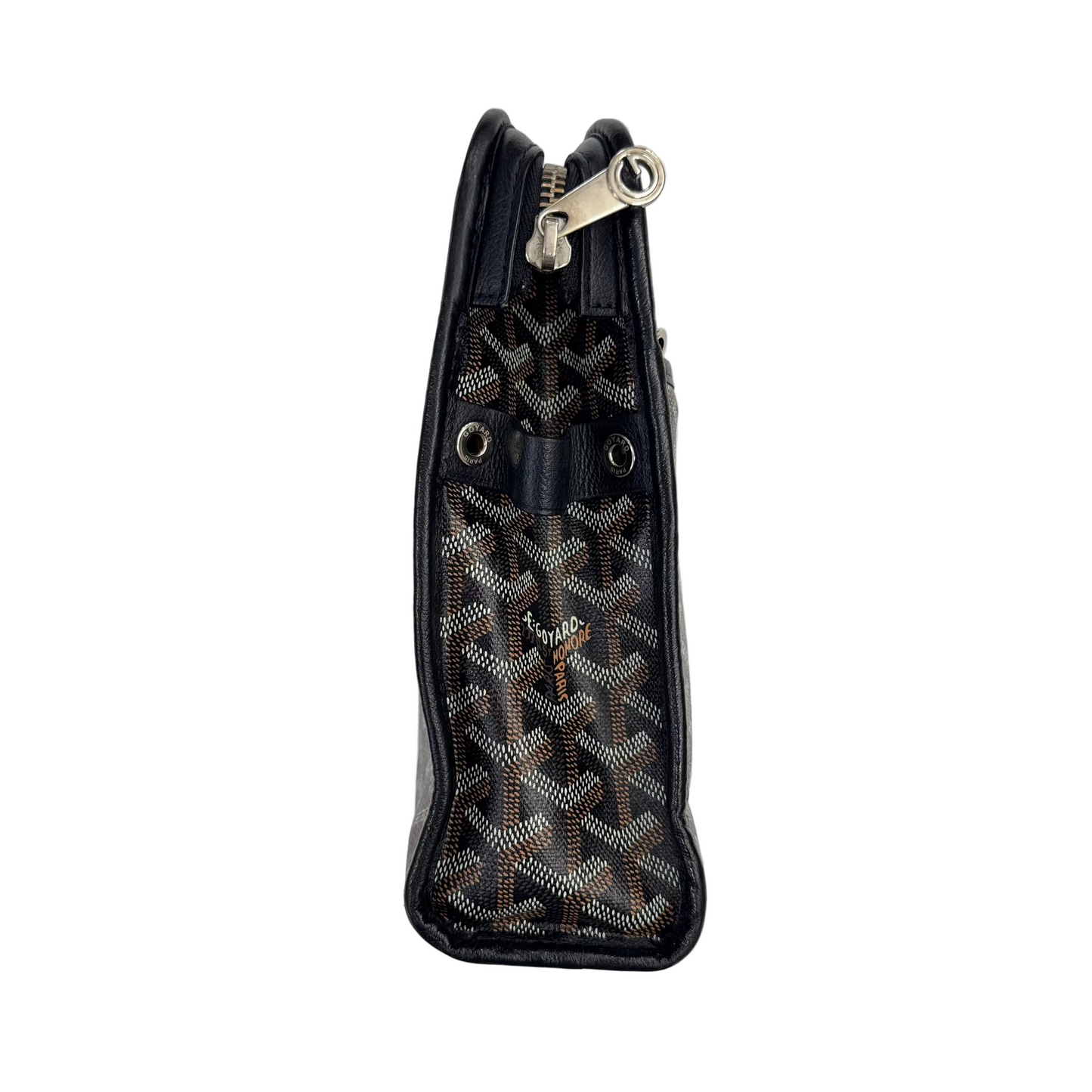 Goyard Jouvence Toiletry Pouch Goyardine GM Black (Pre-Owned)