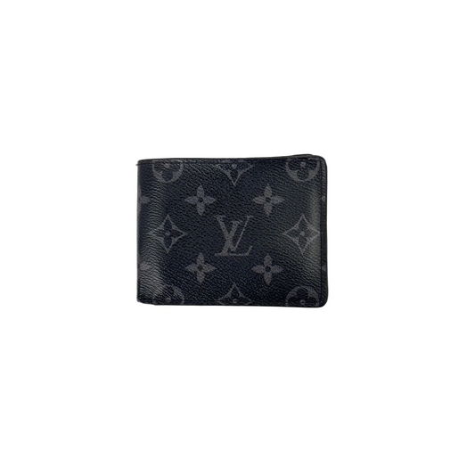 Louis Vuitton Monogram Slender Wallet Black/Grey (Pre-Owned)