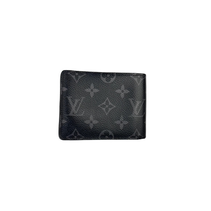 Louis Vuitton Monogram Slender Wallet Black/Grey (Pre-Owned)